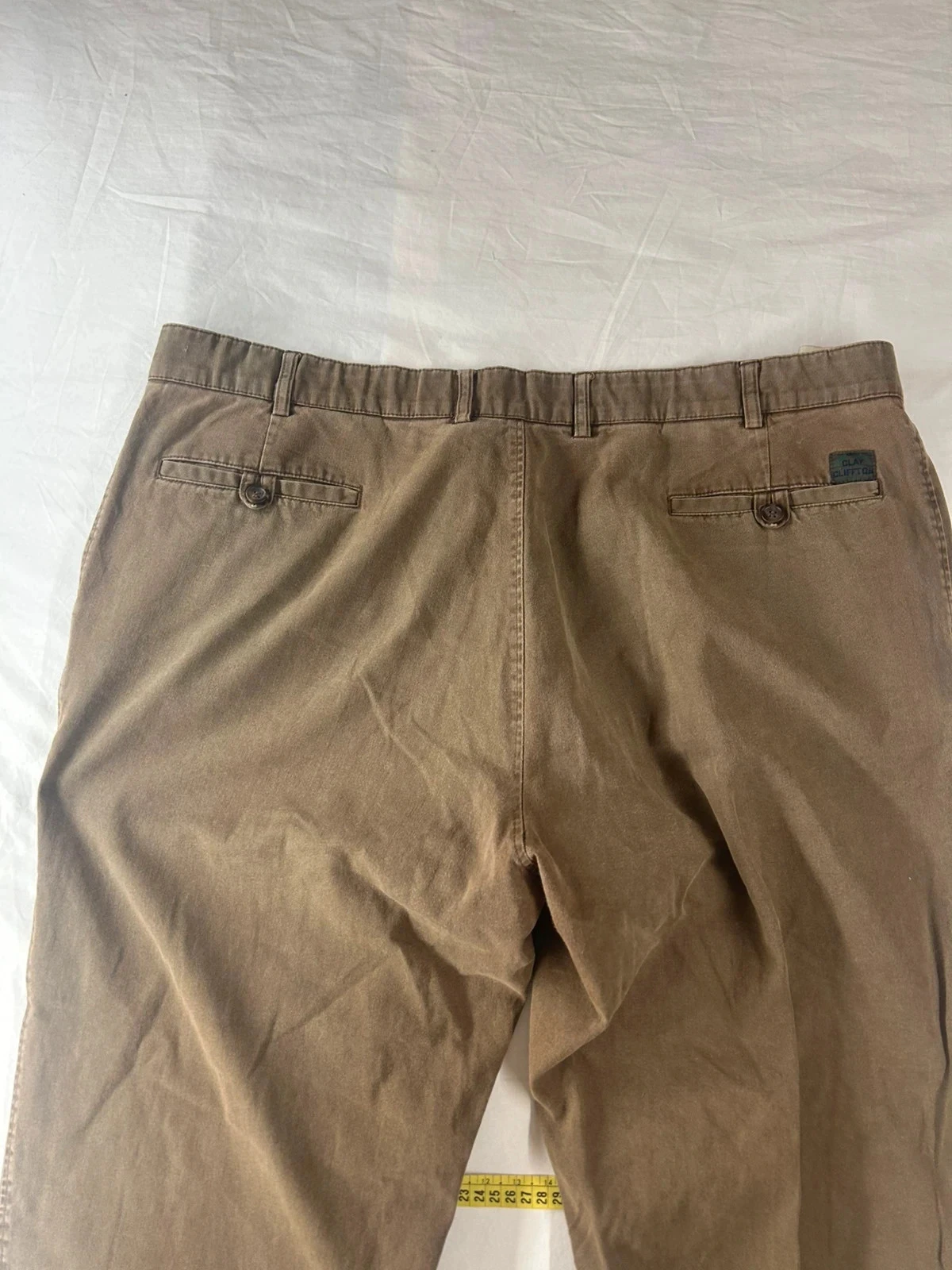 Beige brown straight cut Clay Cliffton jeans – photo 13